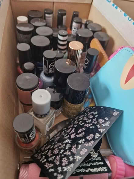 Photo of free Shoe box of nail varnishes (Allesley CV5) #2