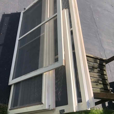 Photo of free 7 wooden window screens (14 Mile and Southfield) #3