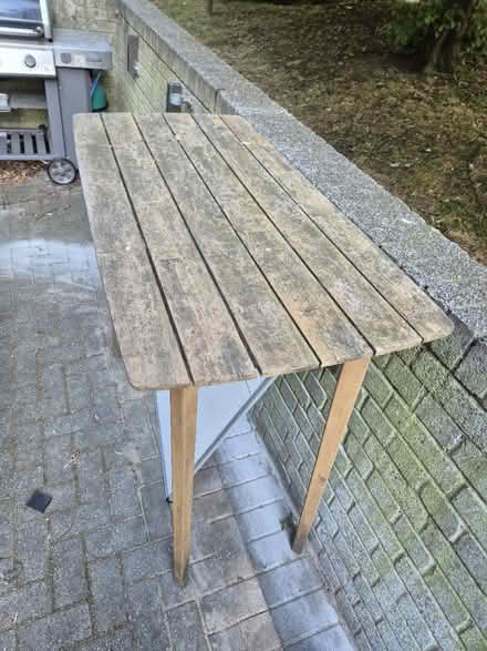 Photo of free 1 bar stool height outdoor table (Mansfield Road NW3) #1