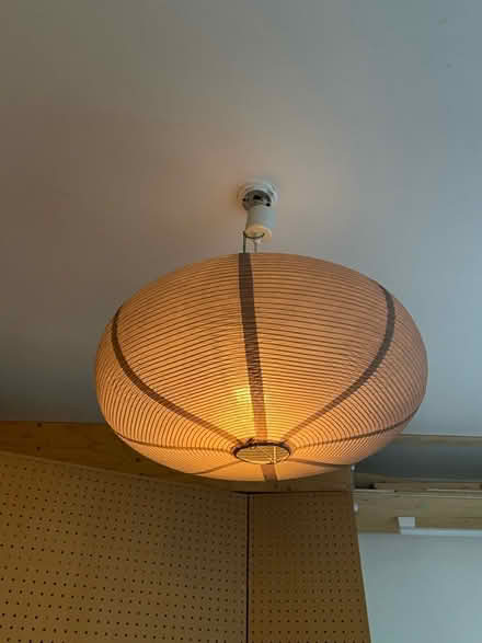 Photo of free Grey paper lampshade (Bethnal Green E2) #1