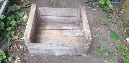 Photo of free Broken vintage veg crate (Old Trafford, M16) #2