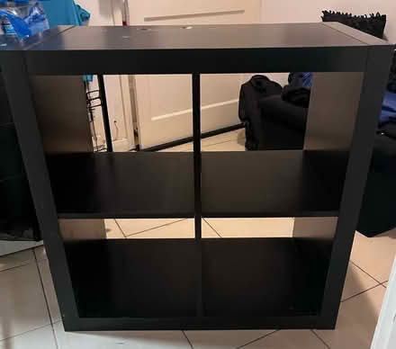 Photo of free Black ikea shelving unit (L26) #1