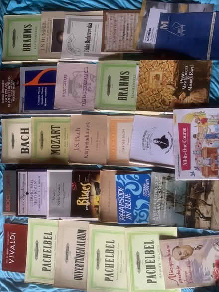 Photo of free Box of piano music books (Brownsover CV21) #3
