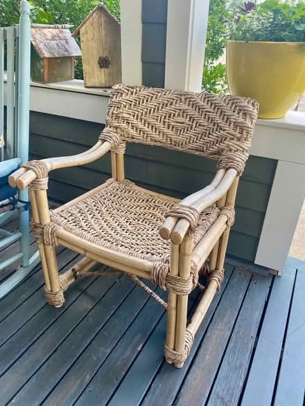 Photo of free Woven chair (West Medord) #1