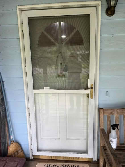 Photo of free Glass Screen Door ~36x82 (Woodinville) #1