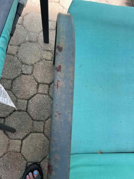 Photo of free Outdoor glasstop iron patio set (Westchase Fl) #4