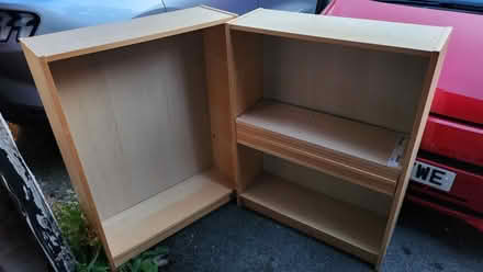 Photo of free 2 x Billy book cases incl 7 shelves (Wimbledon SW20) #1