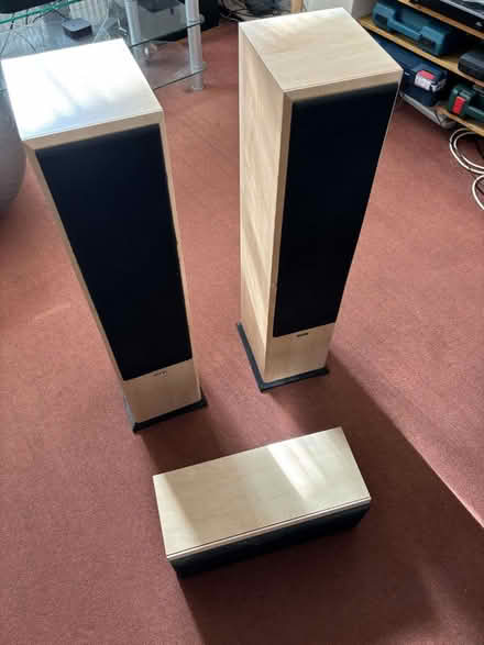 Photo of free Floor Standing Speaker Pair + Centre Speaker (Osney OX2) #1