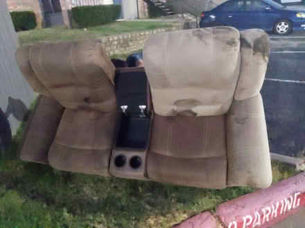 Photo of free Loveseat for socially anxious peeps (Carrollton, Josey @Frankford) #1