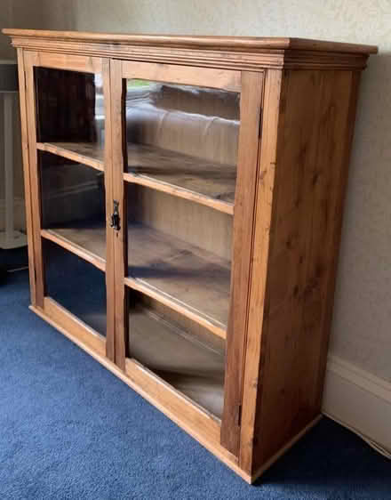 Photo of free Antique pine bookcase (Ludlow SY8) #1