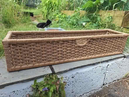 Photo of free Long slim wicker drawer/ storage (Kingscourt, Stroud) #2
