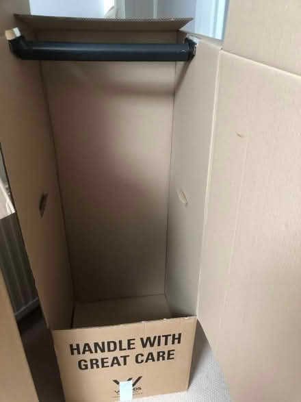 Photo of free Two portable cardboard wardrobe boxes (Broughton Street EH3) #2