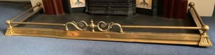 Photo of free Brass fireplace fender (Ludlow SY8) #1