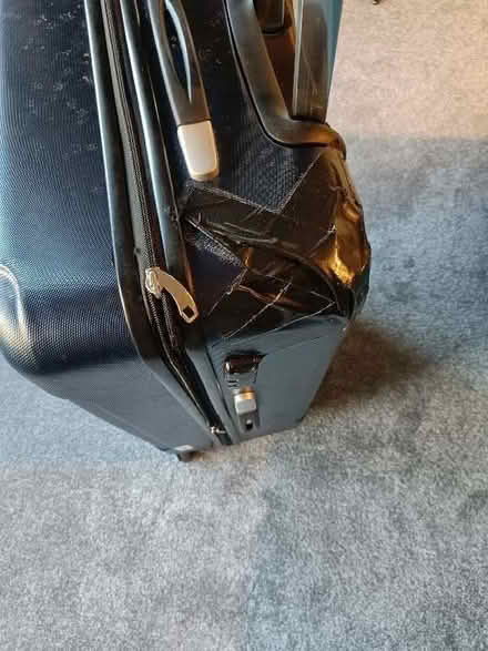 Photo of free Navy hard shell wheeled suitcase (Hove BN3) #2