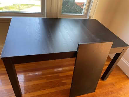 Photo of free Large dining rm table with leaf (Arlington heights) #1