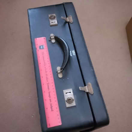 Photo of free vintage black suitcase (South Croydon CR2) #1