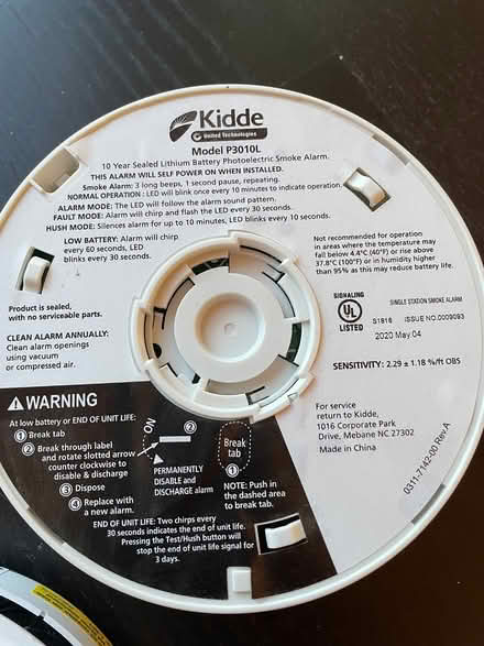 Photo of free Fire alarms (Arlington heights) #4