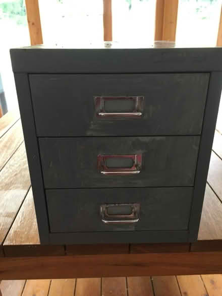 Photo of free 3 drawer metal unit (Stroud Green N4) #1