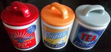 Photo of free Tea, coffee & sugar jars (Penrith CA11) #1