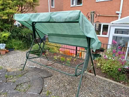 Photo of free Garden Swing with cushions and cover (Ellesmere SY12) #3