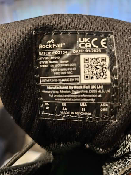 Photo of free Safety shoes (Hemel Hempstead) #3