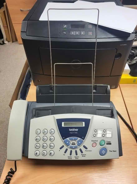 Photo of free Brother FAX-T104 Fax Machine + Spare Refill Roll (Cheadle SK8) #1