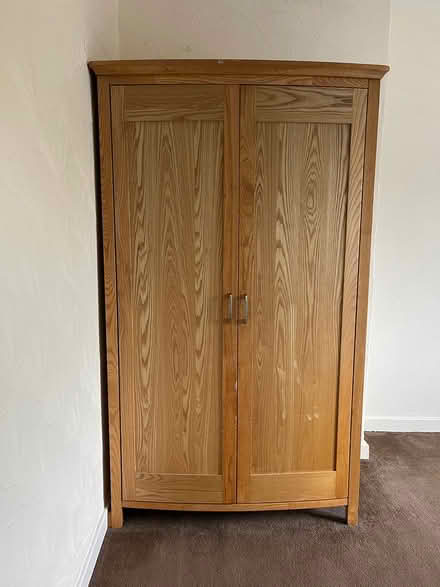 Photo of free Double wardrobe. Pine effect (Fitzwilliam. WF9) #1