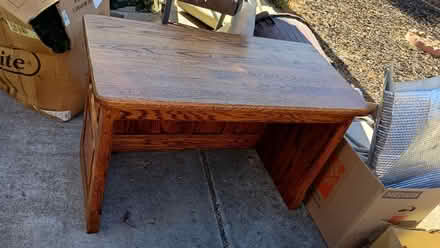 Photo of free Small Oak Desk (Fremont)