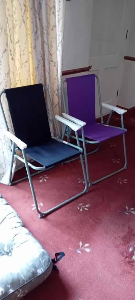 Photo of free Camping or garden chairs (Parbold WN8) #1