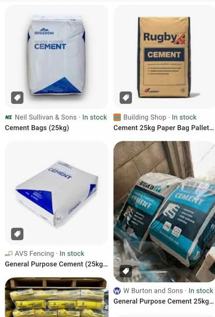 Photo of Bags of Cement (Liverpool L19) #1
