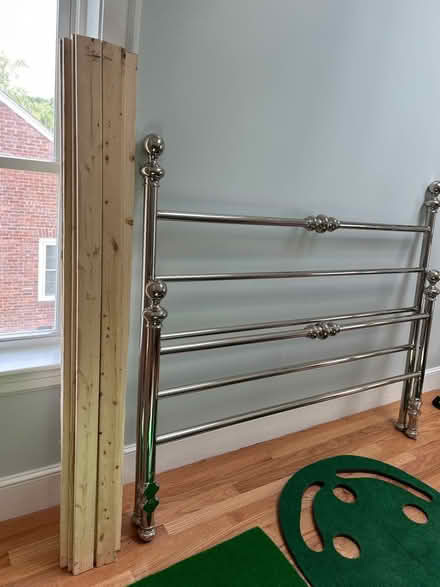 Photo of free Queen bed frame, headboard (Belmont) #2