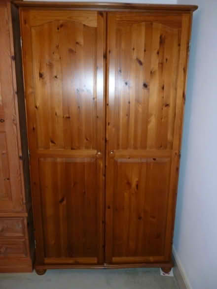 Photo of free Solid pine wardrobe (Gressingham LA2) #1