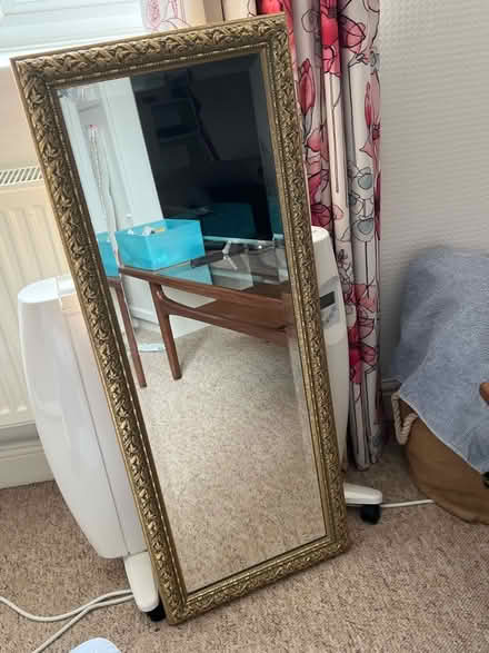 Photo of free Long mirror with decorative edging (South Bretton Peterborough) #1