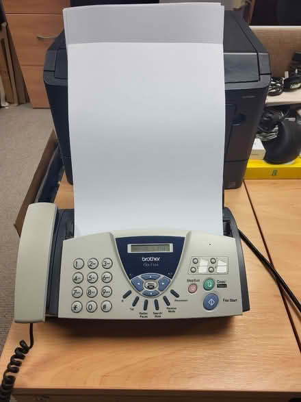 Photo of free Brother FAX-T104 Fax Machine + Spare Refill Roll (Cheadle SK8) #3