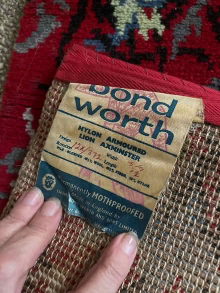 Photo of free Axminster rug (Oxford, near Cowley Rd. Tescos) #2