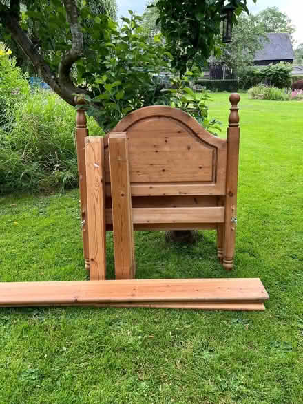 Photo of free Single pine bed (Mortimers Cross HR6) #1