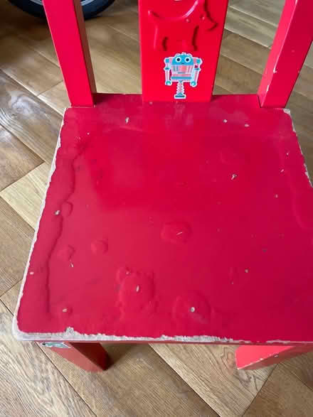 Photo of free Red Kids ikea chair (Gerrards Cross SL9) #2
