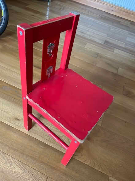 Photo of free Red Kids ikea chair (Gerrards Cross SL9) #1
