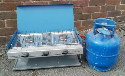 Photo of free Camping Cooker & Gas Bottle (Leek ST13) #1