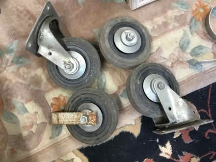 Photo of free 6 inch heavy duty wheels (Stretton DE55) #1