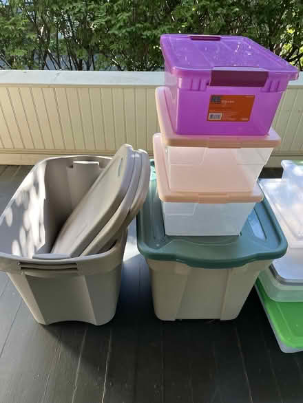 Photo of free Collection of Plastic Bins (Highland Park) #2