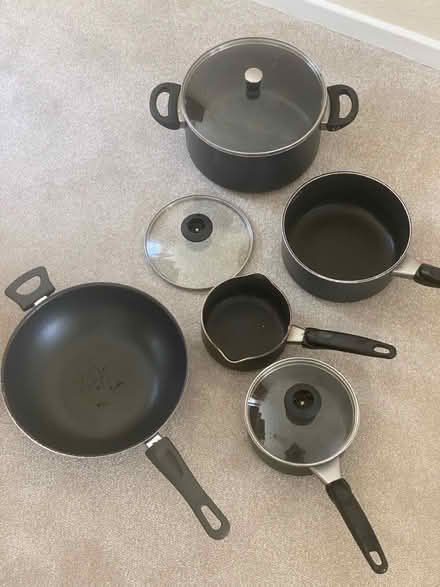 Photo of free Non-stick pans, stockpot and wok (Shipley) #1