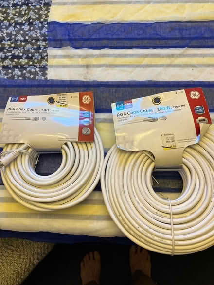 Photo of free 50 and 100 feet coaxial cable (Rockaway Township) #1