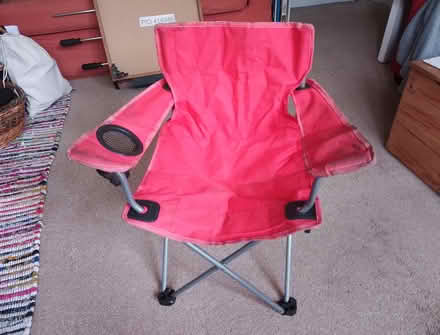 Photo of free Child's red folding camp chair (Penrith CA11) #1