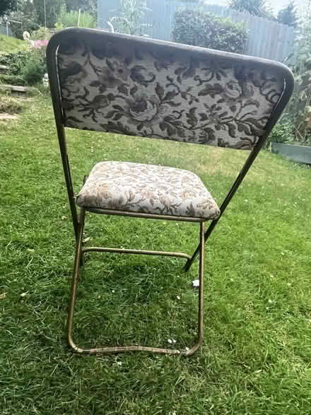 Photo of free Vintage mosaic fold up chair (Wivenhoe CO7) #2