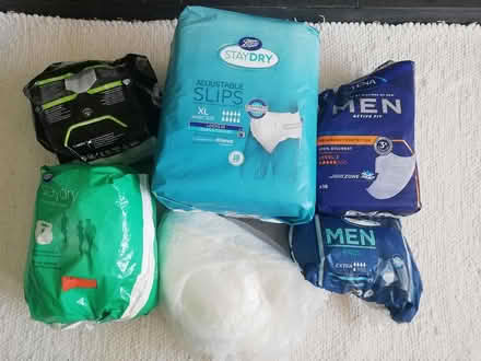 Photo of free Men's incontinence products (Glenfield LE3) #1