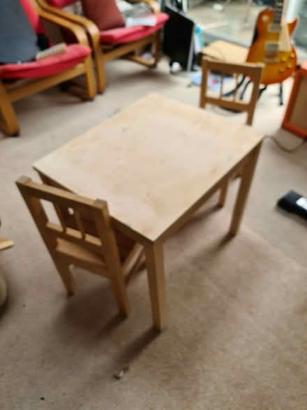 Photo of free Small kids table and chairs (IKEA) (Grove OX12) #1