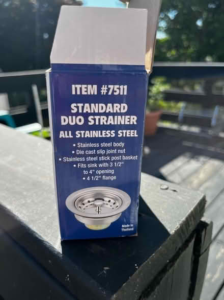Photo of free Sink Strainer (Brand new in box) (New Rochelle) #1