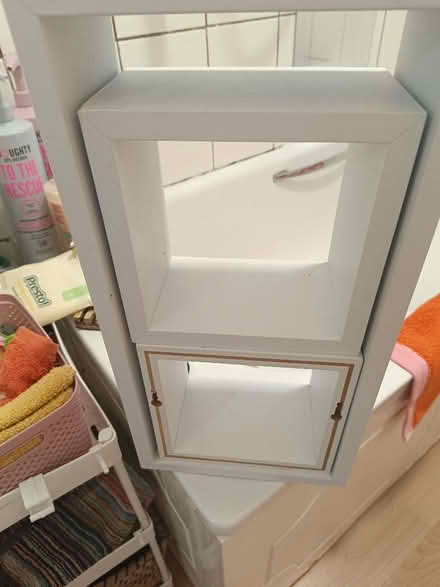 Photo of free 3 matching floating white shelves (Boswall EH5) #1