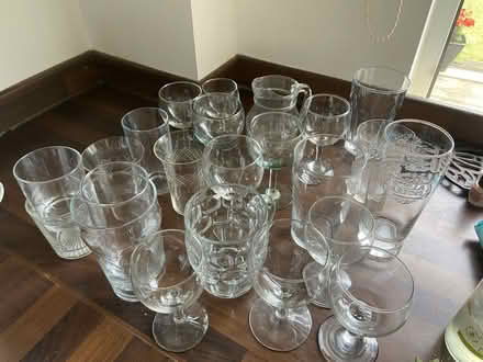 Photo of free Glass Jug and Various Size Glasses (CT10) #1